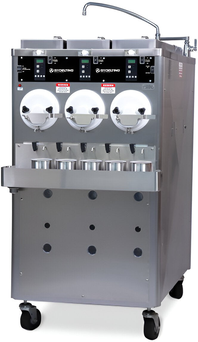 Stoelting - 208-240V 3 Phase Water Cooled Three Barrel Custard Floor Model Freezer - CC303-109A00SIR (Pre-Order Now, ETA 8-12 Weeks)