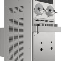 Stoelting - 208-240V Air Cooled Single Phase Double Barrel Continuous Flow Frozen Custard and Italian Ice Machine - M202-38B00SIR (Pre-Order Now, ETA 8-12 Weeks)
