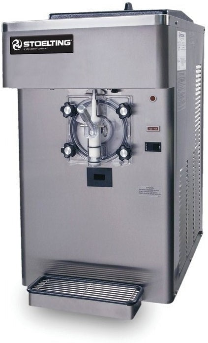 Stoelting - 208-240V Water-Cooled Gravity-Fed Single-Flavor Countertop Shake Or Slush Freezer - F112-18-AF (Pre-Order Now, ETA 8-12 Weeks)