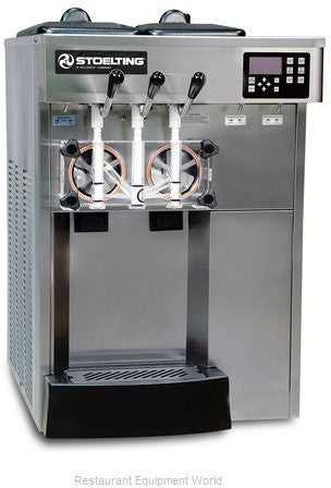 Stoelting - 22" x 28.5" x 34.75" 208-240 V Air Cooled WiFi-Enabled Twin Twist Soft Serve Countertop Machine - E131-38I2-WF (Pre-Order Now, ETA 8-12 Weeks)