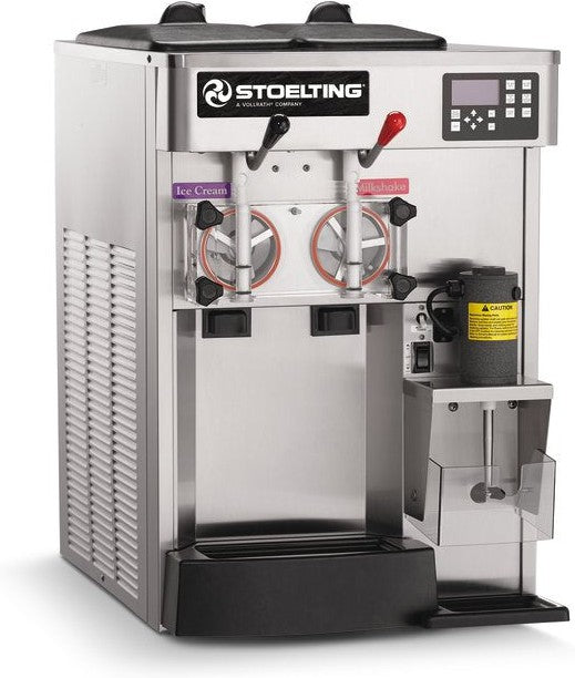 Stoelting - 220-240 V, 1 Phase Air-Cooled Countertop Soft Serve & Shake Freezer with Front Mounted Blender - SF144-18I2 (Pre-Order Now, ETA 8-12 Weeks)