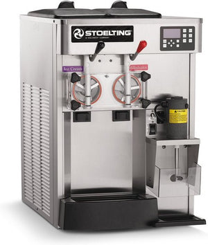 Stoelting - 220-240 V, 1 Phase Air-Cooled Countertop Soft Serve & Shake Freezer with Front Mounted Blender - SF144-18I2