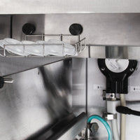 Stoelting - 220-240V, 1 Phase Air Cooled Pressurized Twin-Twist Soft Serve and Frozen Yogurt Freezer With Refrigerated Mix Storage Cabinet - U431-48I2-SH (Pre-Order Now, ETA 8-12 Weeks)