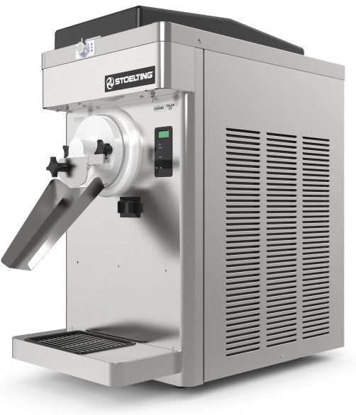 Stoelting - 220-240V Air Cooled Continuous Flow Single Barrel Custard and Italian Ice Freezer - CF101X-302B (Pre-Order Now, ETA 8-12 Weeks)