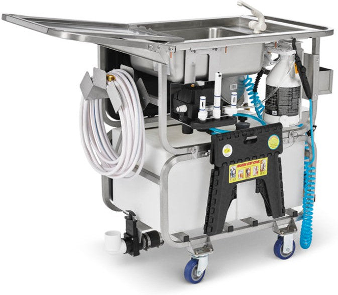 Stoelting - 220-240V Self-Contained Hydra-Rinse Companion Cart Portable Cleaning System - CIPCART-3F3 (Pre-Order Now, ETA 8-12 Weeks)