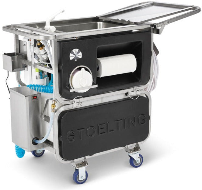 Stoelting - 220-240V Self-Contained Hydra-Rinse Companion Cart Portable Cleaning System - CIPCART-3F3 (Pre-Order Now, ETA 8-12 Weeks)