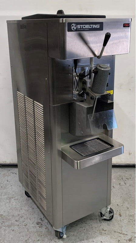 Stoelting - 220V Air Cooled 1 Phase Milkshake Display Single Flavor High Capacity Gravity Fed Floor Model Shake Freezer - SO212X-302B (Pre-Order Now, ETA 8-12 Weeks)