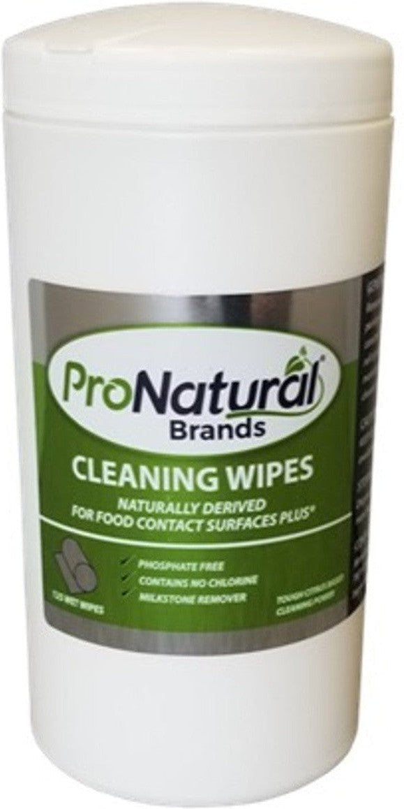 Stoelting - ProNatural Brands Cleaning Wipes (1 Container of 125 Wipes) - 265002 (Pre-Order Now, ETA 8-12 Weeks)