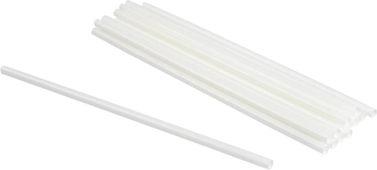 Stone - 10" White Super Jumbo Straw, 150/Bx - ST031800