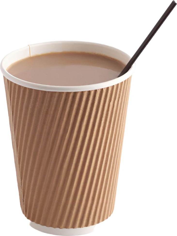 Stone - 5" Brown Flat Coffee Stirrer, 1000/Bx - 101300 (Special Order Item)