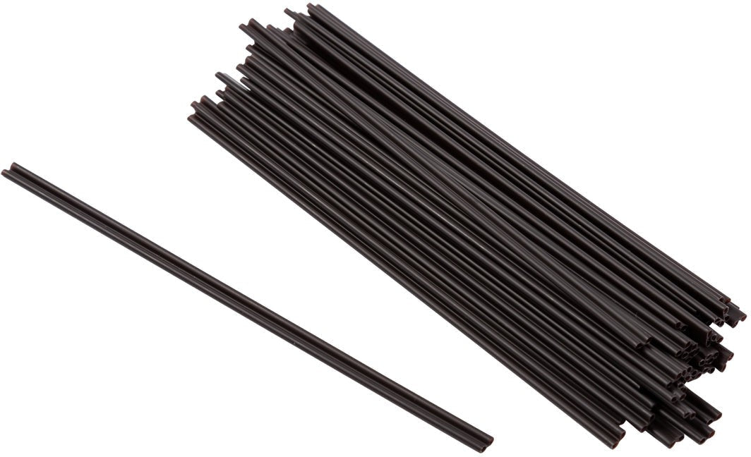 Stone - 6" Brown Hollow Coffee Stirrer, 1000/Bx - 091400 (Special Order Item)