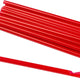 Stone - 8" Stone Red Spoon Straws For Slush - 051100