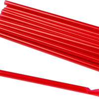 Stone - 8" Stone Red Spoon Straws For Slush, 200/Bx - 051100 (Special Order Item)