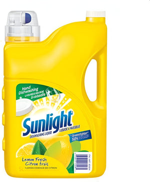 Sunlight - 5 L Lemon Fresh Liquid Dish Detergent, 2Jug/Cs - 5241020