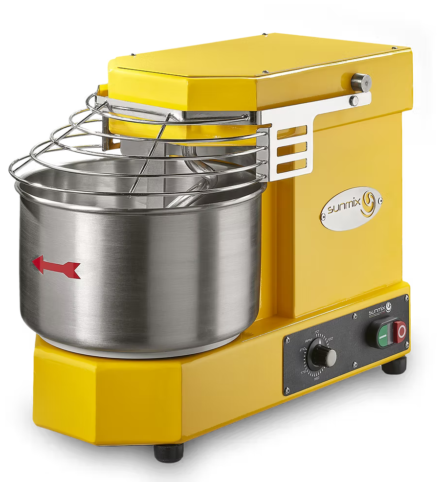 Sunmix - 13 Qt Yellow Small Line Dough Mixer (10 Kg) - SUN10YW