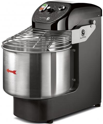 Sunmix - 19 Qt Black Easy Line Spiral Dough Mixer - EASY15-B