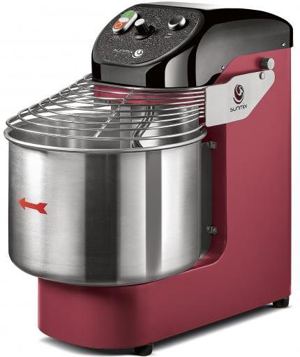 Sunmix - 19 Qt Red Easy Line Spiral Dough Mixer - EASY15-R