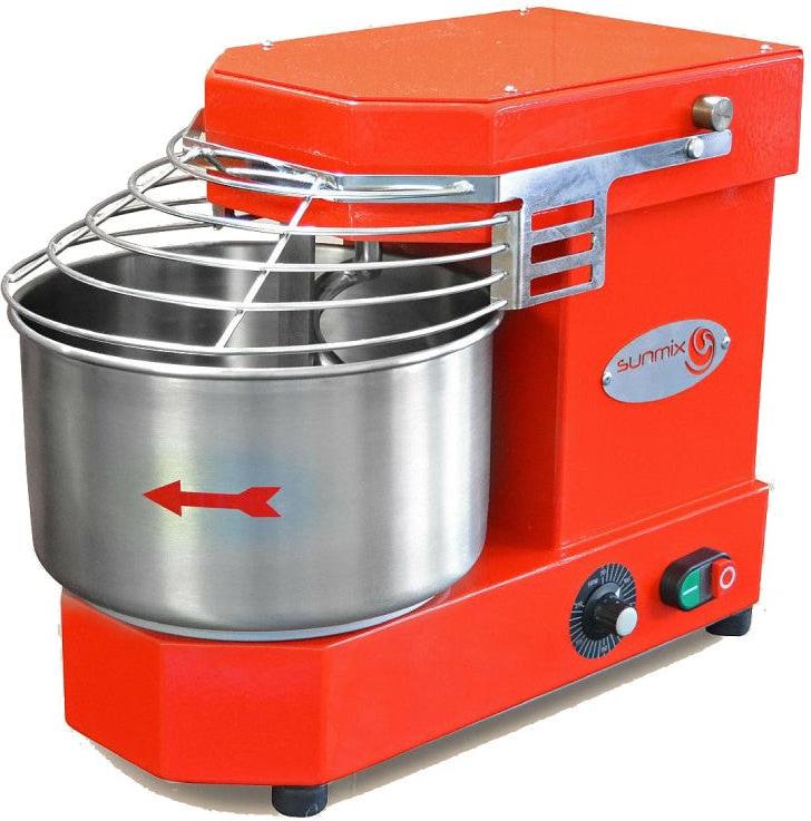 Sunmix - 8.5 Qt Orange Small Line Dough Mixer (6 Kg) - SUN6OR