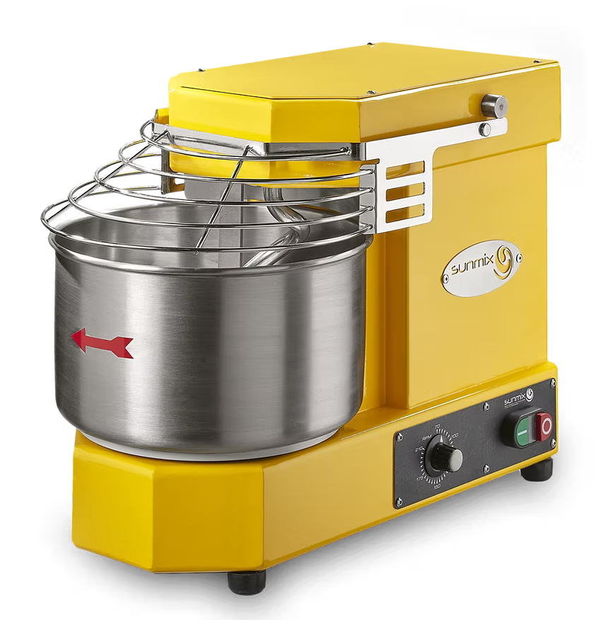 Sunmix - 8.5 Qt Yellow Small Line Dough Mixer (6 Kg) - SUN6YW