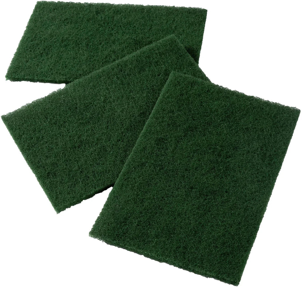 Swipes - 6" X 9" Green Medium Duty Scouring Pad, 10/Pk - SO96