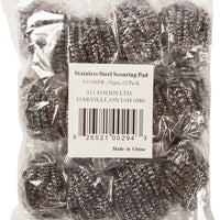 Swipes - Stainless Steel Scouring Pads, 12/Pk - 434SPB
