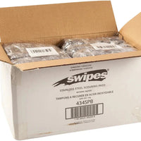Swipes - Stainless Steel Scouring Pads, 12/Pk - 434SPB