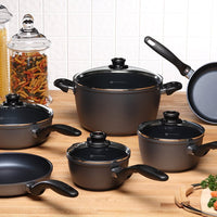 Swiss Diamond - 10 PC HD Classic Classic Cookware Set - 6010