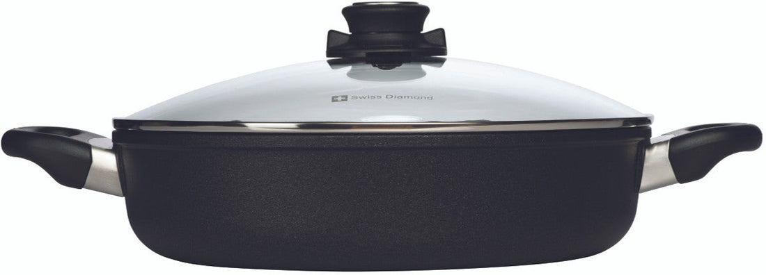 Swiss Diamond - 11" XD Non-Stick Induction Sauteuse with Lid (28 cm) - XD6628ic