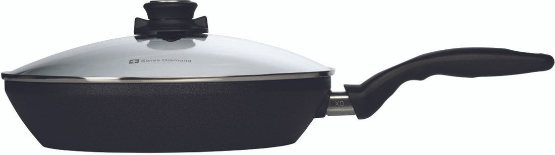 Swiss Diamond - 11" XD Non-Stick Induction Stir Fry Pan with Lid (28 cm) - XD6528ic