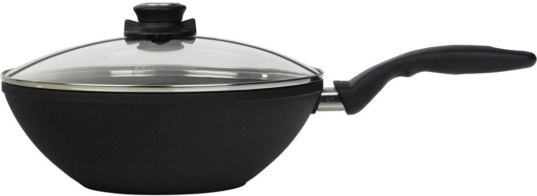 Swiss Diamond - 11" XD Non-Stick Induction Wok with Lid (28 cm) - XD61128iC