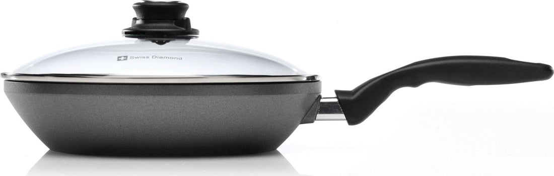 Swiss Diamond - 11" XD Non-Stick Stir Fry Pan with Lid (28 cm) - XD6528c