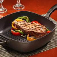 Swiss Diamond - 11" x 11" XD Non-Stick Induction Deep Square Grill Pan (28 cm x 28 cm) - XD66281i