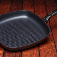 Swiss Diamond - 11" x 11" XD Non-Stick Induction Square Grill Pan (28 cm x 28 cm) - XD63281i