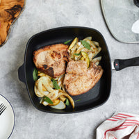 Swiss Diamond - 11" x 11" XD Non-Stick Induction Square Sauté Pan with Lid (28 cm x 28 cm) - XD66283ic