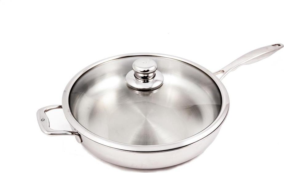 Swiss Diamond - 12.5" Premium Clad Sauté Pan with Glass Lid (32 cm) - SDCLAD3732iC