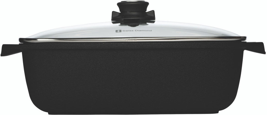 Swiss Diamond - 13" x 8" XD Non-Stick Roaster with Lid (33 cm x 21 cm) - XD61033c