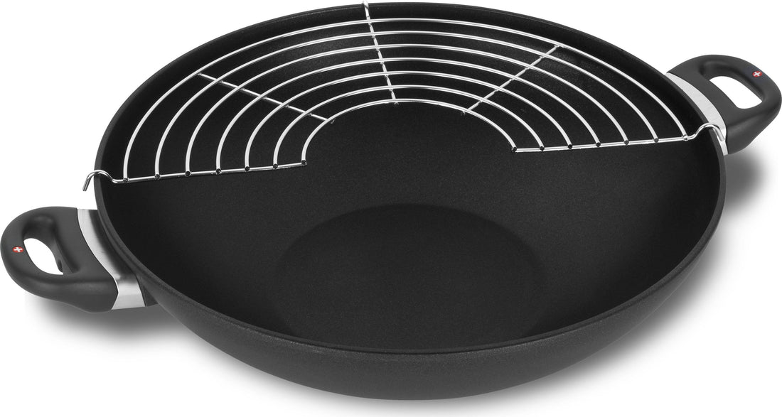 Swiss Diamond - 14" XD Non-Stick Wok with Lid & Rack (36 cm) - XD61136c