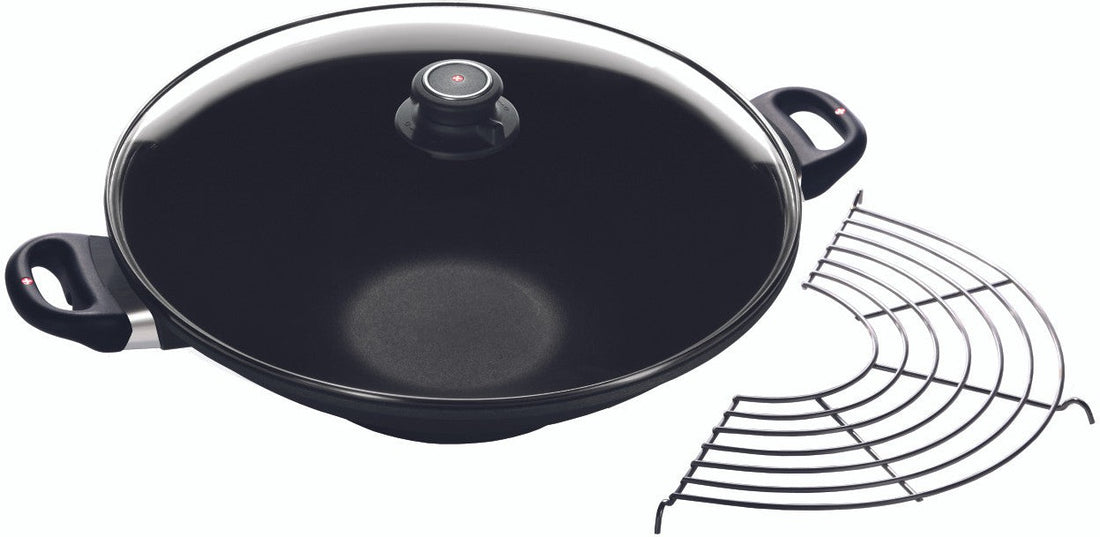 Swiss Diamond - 14" XD Non-Stick Wok with Lid & Rack (36 cm) - XD61136c