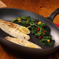 Swiss Diamond - 15" x 10.25" XD Non-Stick Oval Fry Pan with Lid (38 cm x 26 cm) - XD6538c