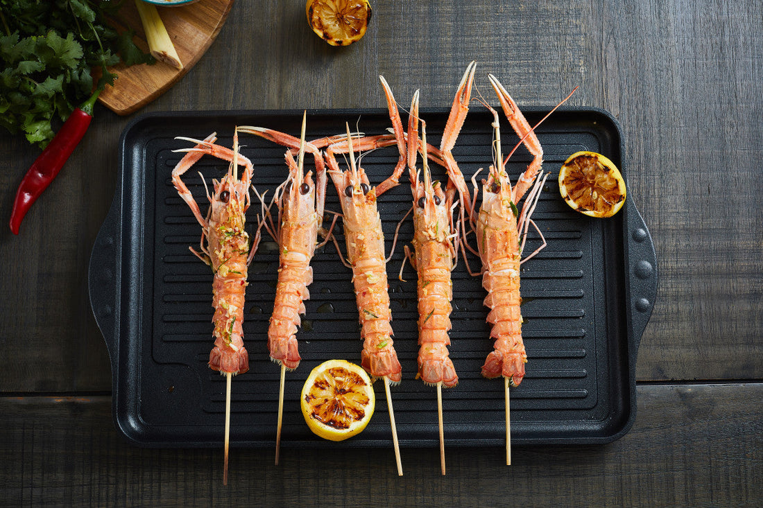 Swiss Diamond - 17" x 11" XD Double Burner Griddle (43 cm x 28 cm) - XD64328