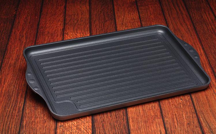 Swiss Diamond - 17" x 11" XD Non-Stick Double Burner Grill (43 cm x 28 cm) - XD64328-1