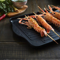 Swiss Diamond - 17" x 11" XD Non-Stick Double Burner Grill (43 cm x 28 cm) - XD64328-1