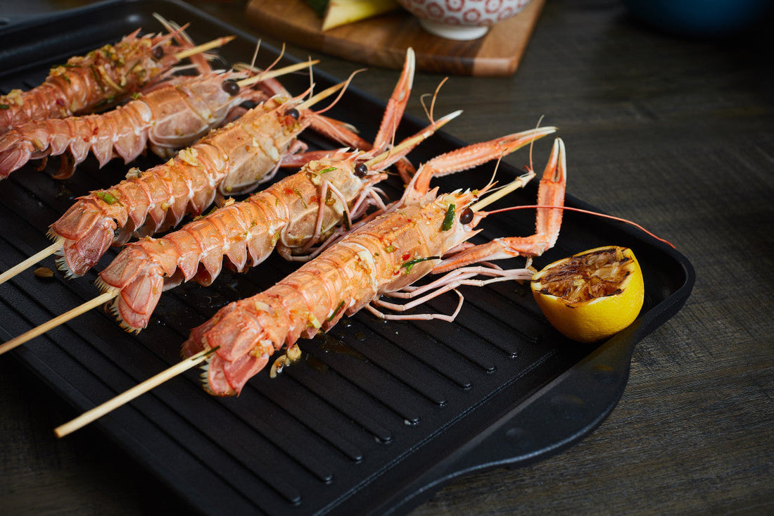 Swiss Diamond - 17" x 11" XD Non-Stick Double Burner Grill (43 cm x 28 cm) - XD64328-1