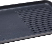 Swiss Diamond - 17" x 11" XD Non-Stick Double Burner Grill/Griddle Combo (43 cm x 28 cm) - XD64328-2