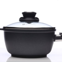 Swiss Diamond - 1.3 L Classic Nonstick Sauce Pan with Lid - (6.25") - 6716C