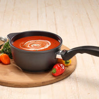 Swiss Diamond - 1.3 L Classic Nonstick Sauce Pan with Lid - (6.25") - 6716C