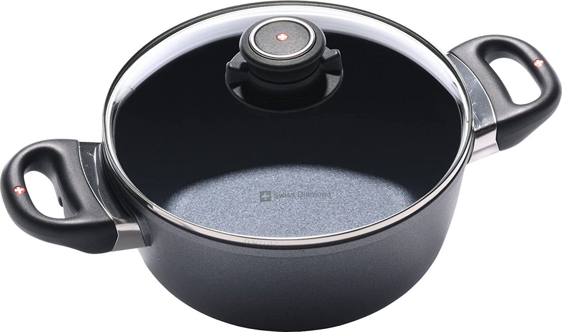 Swiss Diamond - 2 L Classic Nonstick Casserole with Lid (8") - 6820C