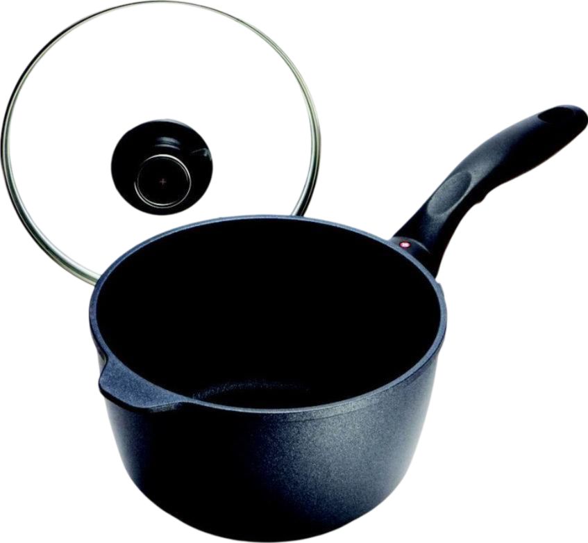 Swiss Diamond - 2 L Classic Nonstick Sauce Pan with Lid - (7") - 6718C
