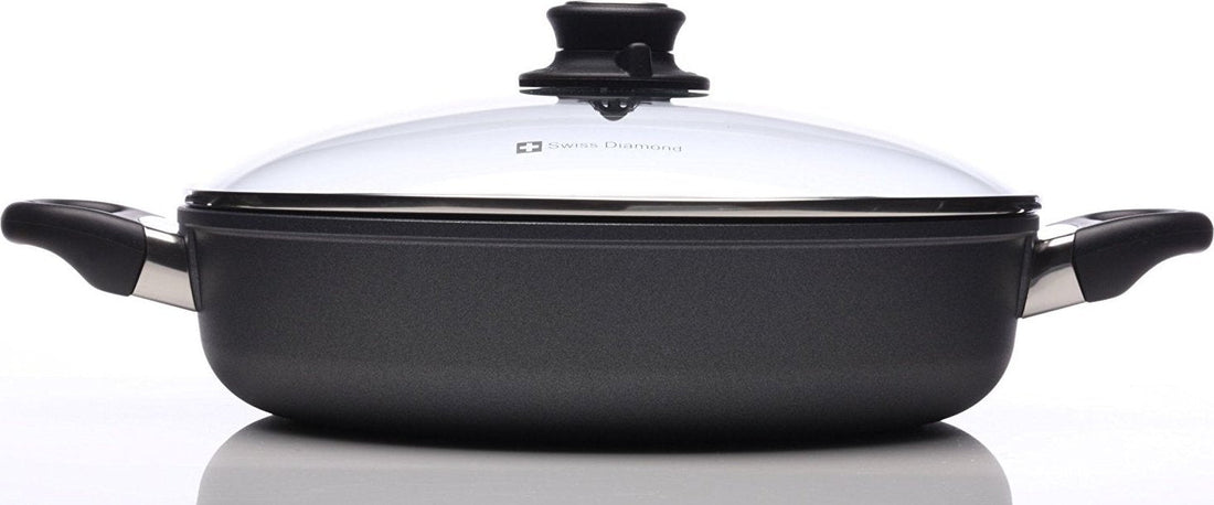 Swiss Diamond - 3.5 L Classic Nonstick Sauteuse with Lid (11") - 6628C