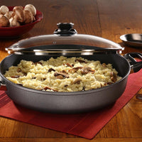 Swiss Diamond - 4.5 L Induction Nonstick Sauteuse with Lid - (12.5") - 6632ic